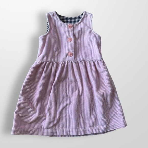 Hanna Andersson Pink Corduroy Dress Size 4 - Picture 4 of 6
